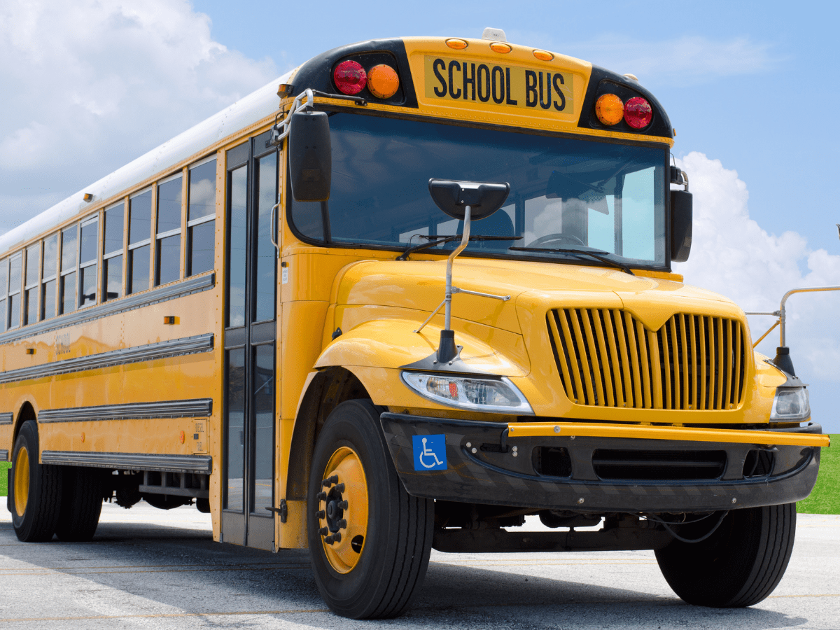 An 8-year-old passenger was killed after a school bus was hit by a driver