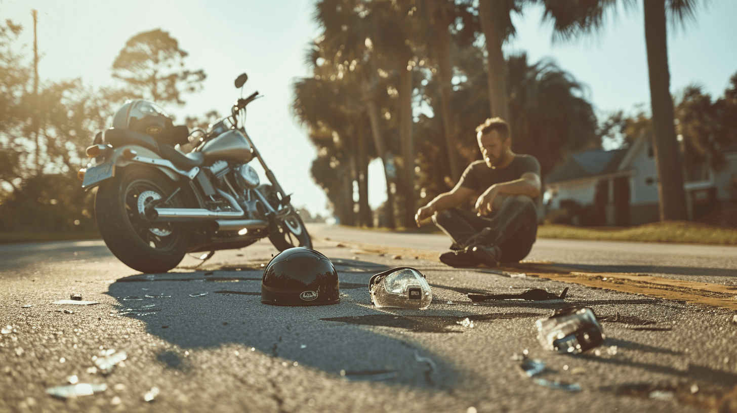 Motorcycle crash